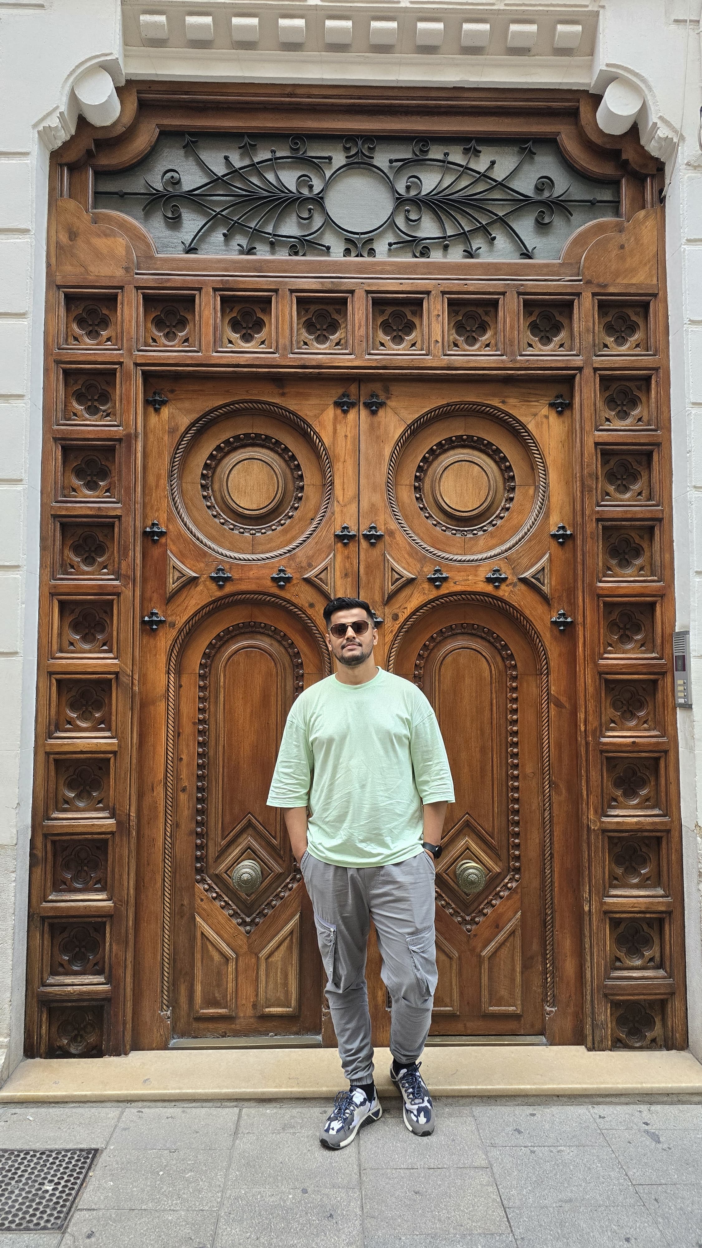 Priyesh Sharma, founder of Viszapp, while traveling
